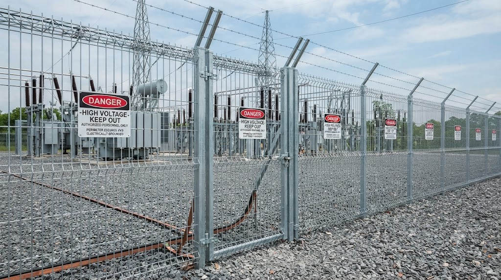 Power Plant and Substation Fencing: Electrical Safety and Perimeter Standards