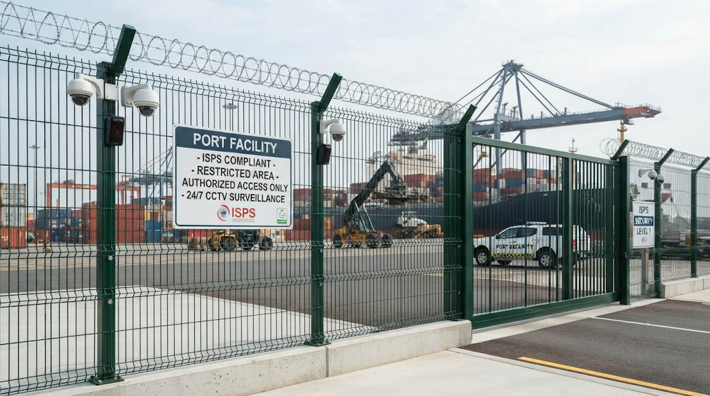 Port and Logistics Facility Fencing: Meeting ISPS Security Code Requirements